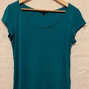 Eileen Fisher Cap Sleeve Silk Tee